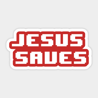 Jesus Saves Sticker